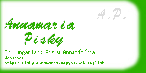 annamaria pisky business card